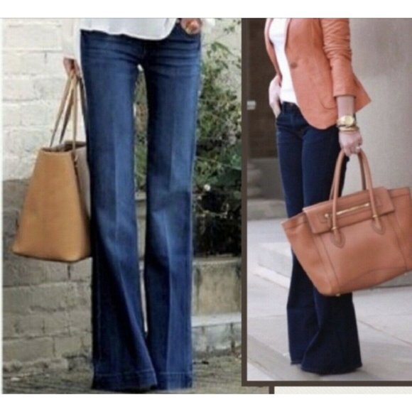 Banana Republic Denim - Banana Republic Women's Jeans Urban Wide Leg Size 0 Flap Pockets Denim Pants